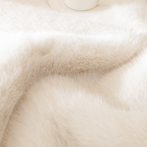 Faux Mink Velvet Luxury Fluffy Sofa Cushion, Winter Warm Thick Plush Non-slip Sofa Covers