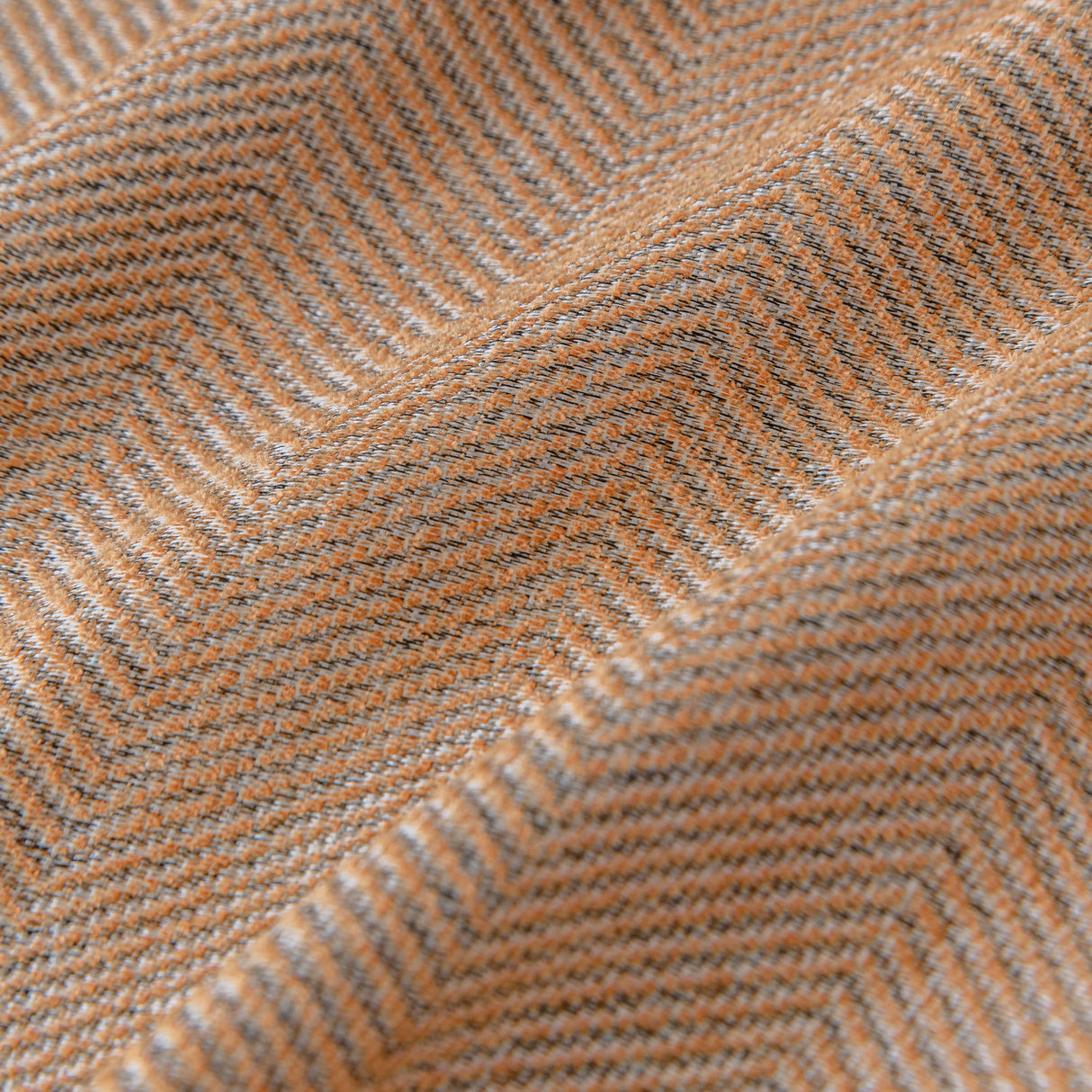 Boho Herringbone Sofa Throw Blanket with Pom Pom Tassels Stylish Furniture Slipcover