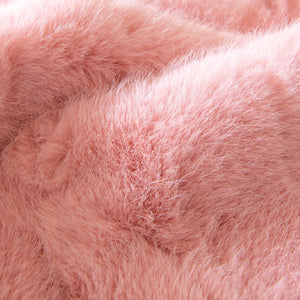 Faux Mink Velvet Luxury Fluffy Sofa Cushion, Winter Warm Thick Plush Non-slip Sofa Covers