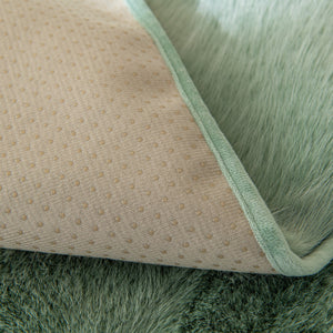 Faux Mink Velvet Luxury Fluffy Sofa Cushion, Winter Warm Thick Plush Non-slip Sofa Covers