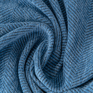 Couch Cover Sectional L Shape Chenille Herringbone Couch Throw Cover with Tassel Pom-Poms for Pets