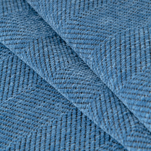 Boho Herringbone Sofa Throw Blanket with Pom Pom Tassels Stylish Furniture Slipcover