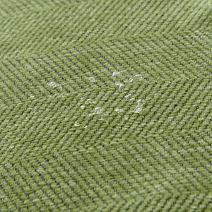 Couch Cover Sectional L Shape Chenille Herringbone Couch Throw Cover with Tassel Pom-Poms for Pets