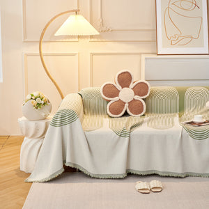 Chenille Boho Geometric Sofa Throw Cover Luxury Throws for Sofas Cat Proof Slipcovers Couch Covers