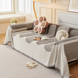 Chenille Boho Geometric Sofa Throw Cover Luxury Throws for Sofas Cat Proof Slipcovers Couch Covers