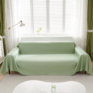 Summer Cool Dotted Cat Scratch Resistant Sofa Cover Blanket, Luxury Large Blanket Covers for Couch