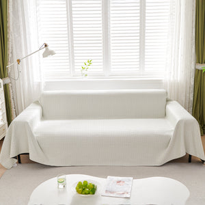 Summer Cool Dotted Cat Scratch Resistant Sofa Cover Blanket, Luxury Large Blanket Covers for Couch