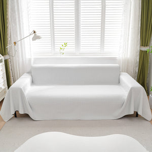 Summer Cool Dotted Cat Scratch Resistant Sofa Cover Blanket, Luxury Large Blanket Covers for Couch