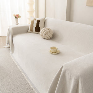 Soft Textured Couch Cover Slipcover Blanket, Modern Couch Covers for Dogs Washable