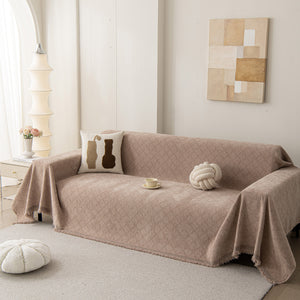 Soft Textured Couch Cover Slipcover Blanket, Modern Couch Covers for Dogs Washable