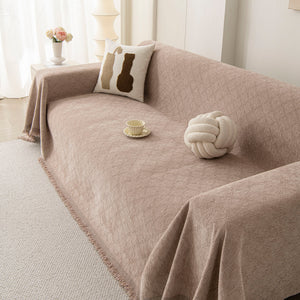 Soft Textured Couch Cover Slipcover Blanket, Modern Couch Covers for Dogs Washable
