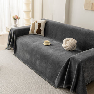 Soft Textured Couch Cover Slipcover Blanket, Modern Couch Covers for Dogs Washable