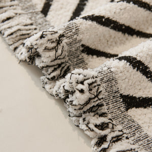 Maple Leaves Reversible Chenille Blanket Covers for Couch, Furniture Decoration Cover Sofa Slipcovers