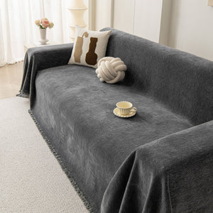 Soft Textured Couch Cover Slipcover Blanket, Modern Couch Covers for Dogs Washable