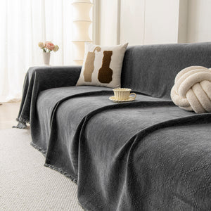 Soft Textured Couch Cover Slipcover Blanket, Modern Couch Covers for Dogs Washable