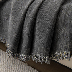 Soft Textured Couch Cover Slipcover Blanket, Modern Couch Covers for Dogs Washable