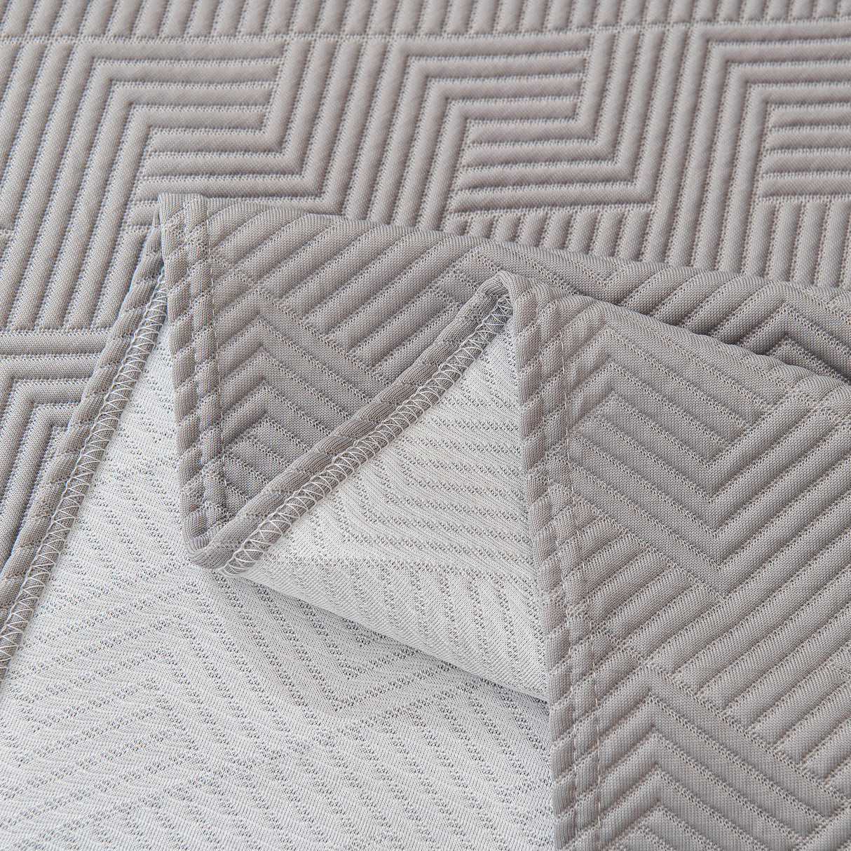 Cooling Scratch Proof Large Sofa Throw Cover, Geometric Texture Couch Protector