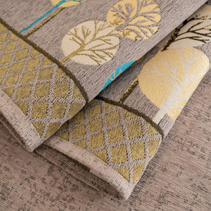 Sofa Cover for Couch, Non-Slip Sectional Couch Cover with Woven Tree Pattern