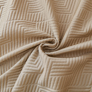 Cooling Scratch Proof Large Sofa Throw Cover, Geometric Texture Couch Protector