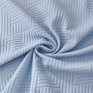 Cooling Scratch Proof Large Sofa Throw Cover, Geometric Texture Couch Protector