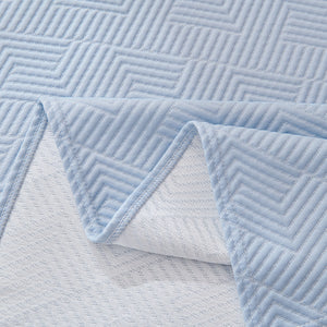 Cooling Scratch Proof Large Sofa Throw Cover, Geometric Texture Couch Protector