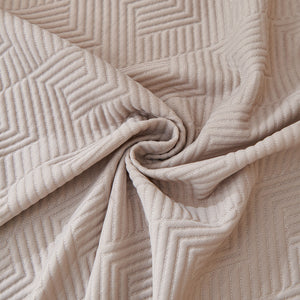 Cooling Scratch Proof Large Sofa Throw Cover, Geometric Texture Couch Protector