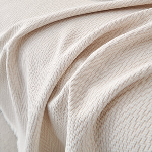 Waterproof Scratch Proof Herringbone Large Throw Blanket for Couch, Chenille Couch Cushion Covers for Pets