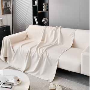 Waterproof Scratch Proof Herringbone Large Throw Blanket for Couch, Chenille Couch Cushion Covers for Pets