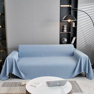 Waterproof Scratch Proof Herringbone Large Throw Blanket for Couch, Chenille Couch Cushion Covers for Pets