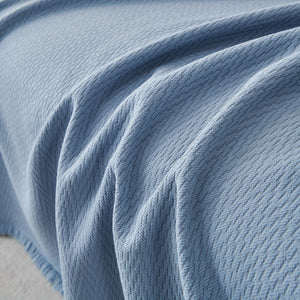 Waterproof Scratch Proof Herringbone Large Throw Blanket for Couch, Chenille Couch Cushion Covers for Pets