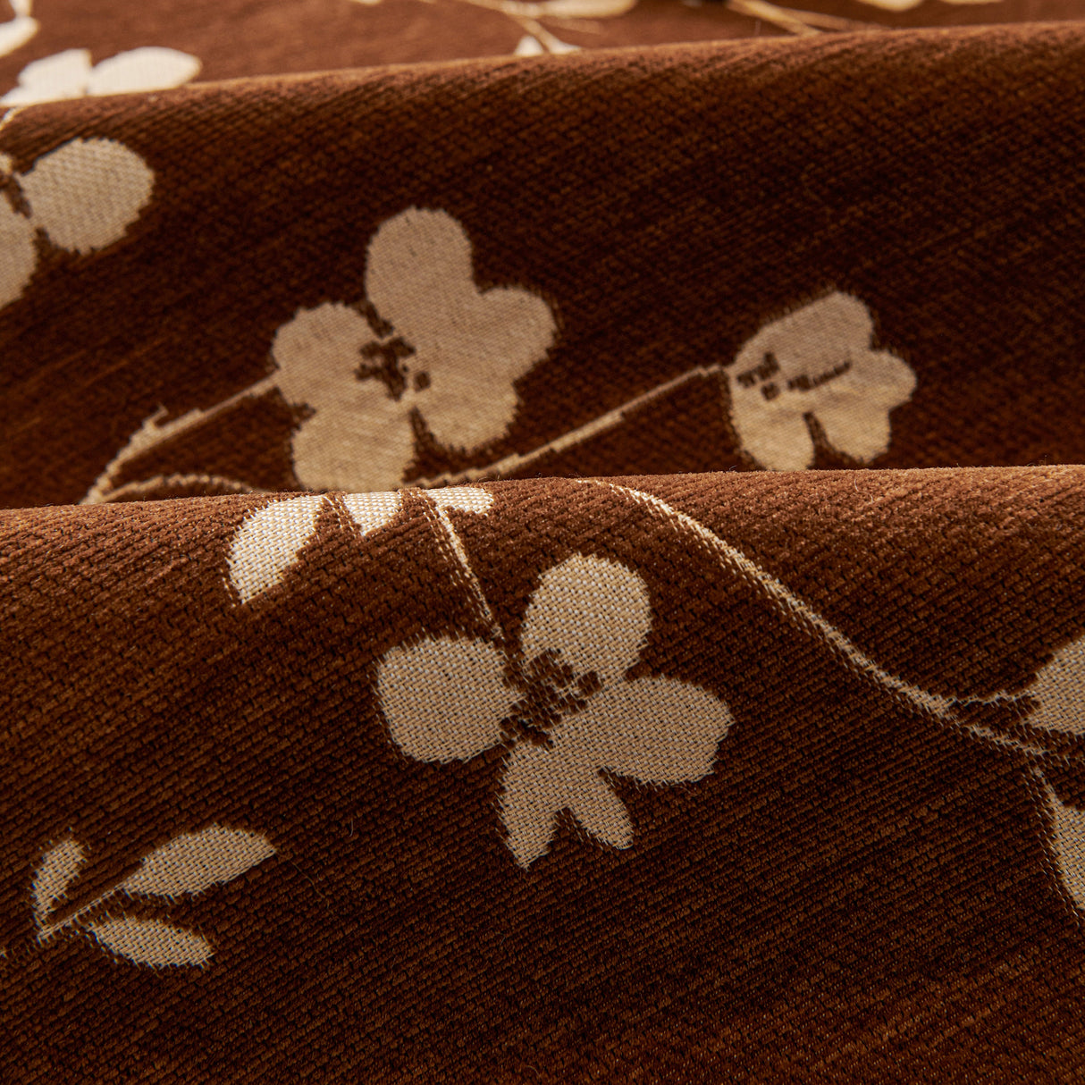 Floral Chenille Couch Cover, Non-Slip Sofa Slipcover Protector for Furniture