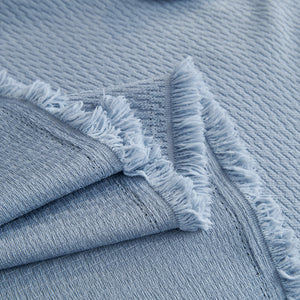 Waterproof Scratch Proof Herringbone Large Throw Blanket for Couch, Chenille Couch Cushion Covers for Pets