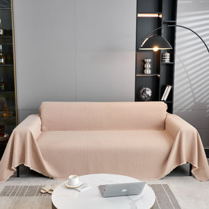 Waterproof Scratch Proof Herringbone Large Throw Blanket for Couch, Chenille Couch Cushion Covers for Pets