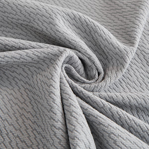 Waterproof Scratch Proof Herringbone Large Throw Blanket for Couch, Chenille Couch Cushion Covers for Pets