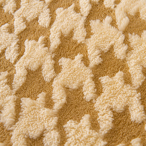 Winter Thickened Sherpa Fleece Houndstooth Sofa Cushion, Non-slip Sofa Cover with Plush