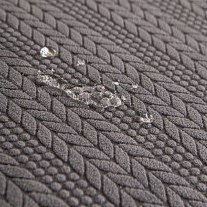 High Stretch Wheat Ear Embossed Textured Couch Slipcover, Water Repellent Sofa Cover