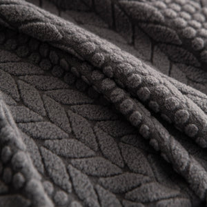 High Stretch Wheat Ear Embossed Textured Couch Slipcover, Water Repellent Sofa Cover