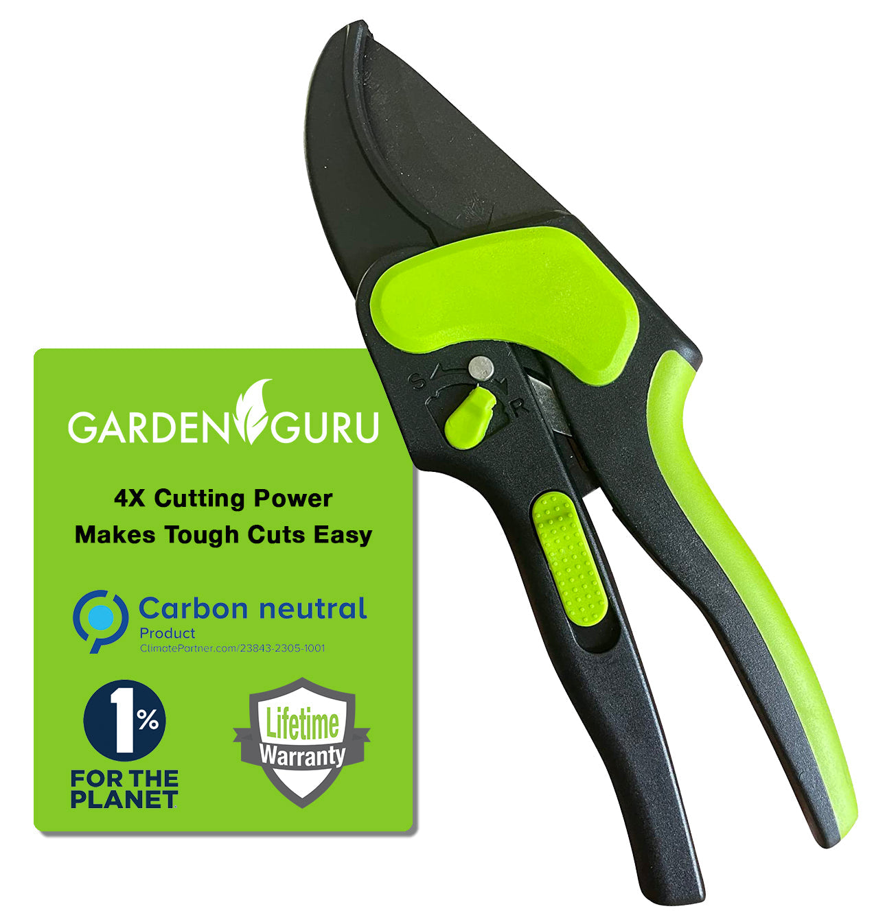 2 in 1 Ratchet Pruner by Garden Guru