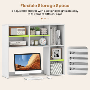 Patio Rattan Daybed with Retractable Canopy and Side Tables-Black