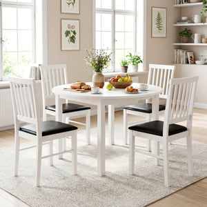 Dining Chairs Set of 2 Modern Mid Century Dining Room Chairs-White
