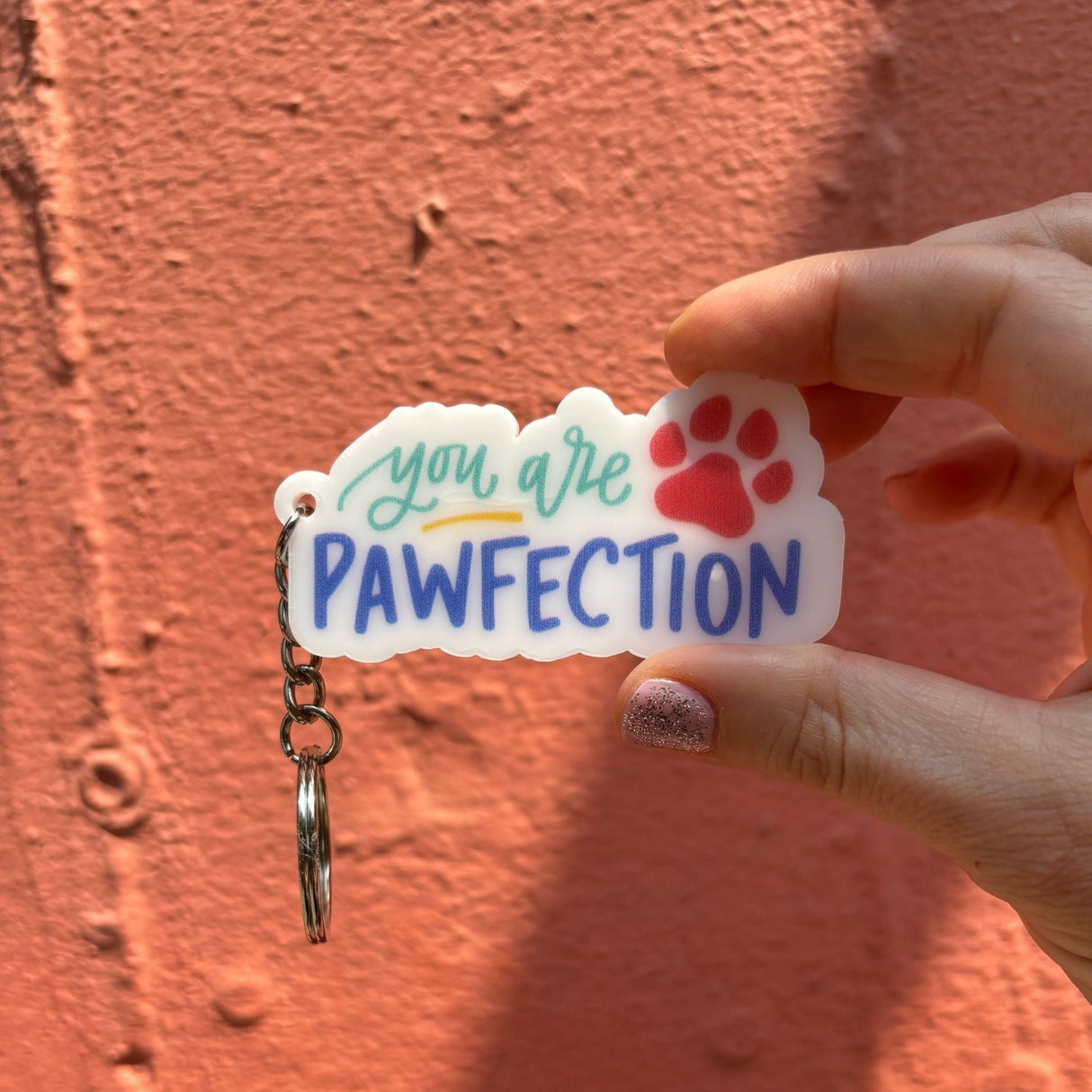 Dog-Themed Acrylic Keychains | 5 Style Options | Rescue Favorite Breed, I Woof You & Puppy Lover