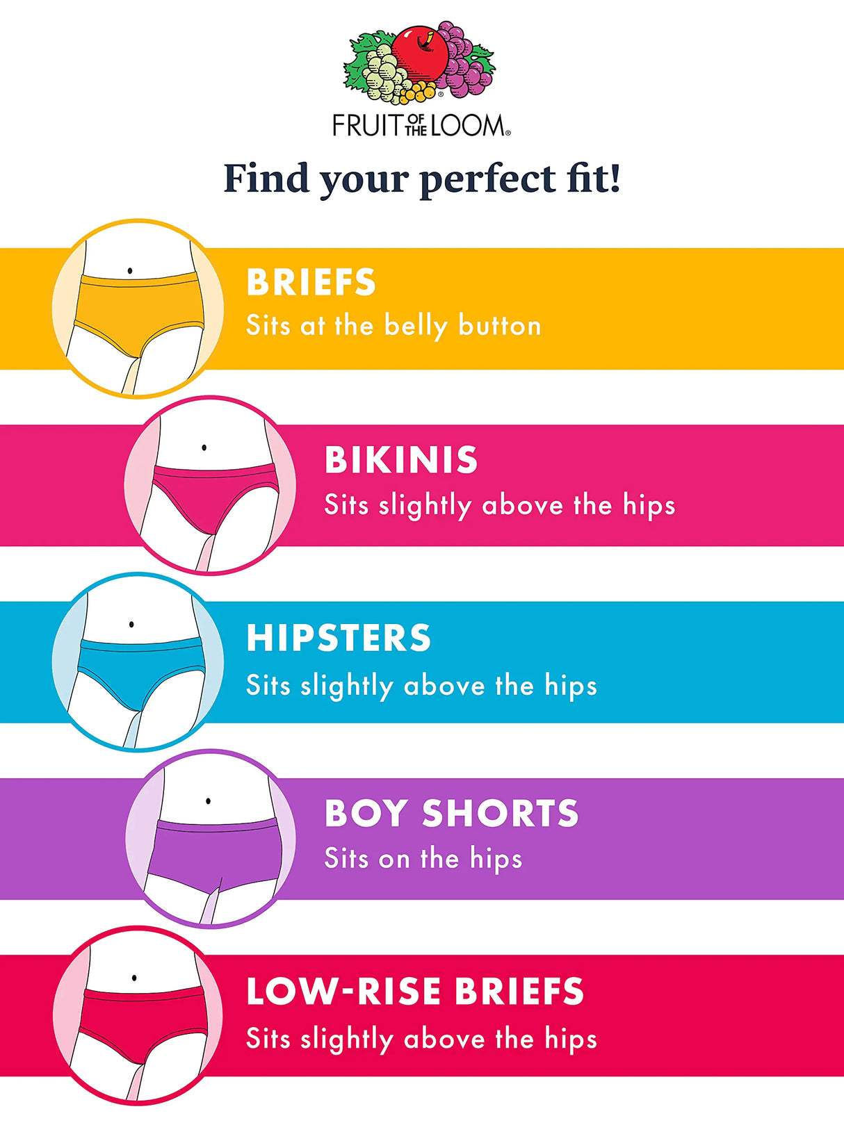 Fruit of the Loom girls Cotton Boyshort Underwear 8 14 Pack - Fashion Assorted