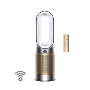 DYSON AIR PURIFIER HOT+COOL FAN FORMALDEHYDE HP09 SMART TOWER in WHITE/GOLD