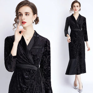 Elegant Jacquard Windbreaker Jacket for Women