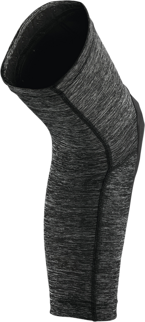 100% Teratec Knee Guards - Gray/Black - Large 70003-00007