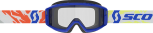 SCOTT Youth Primal Goggles - Blue - Clear 4030260003043