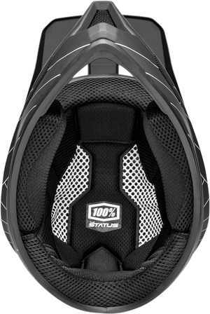 100% Youth Status Helmet - Black - Large 80011-00003