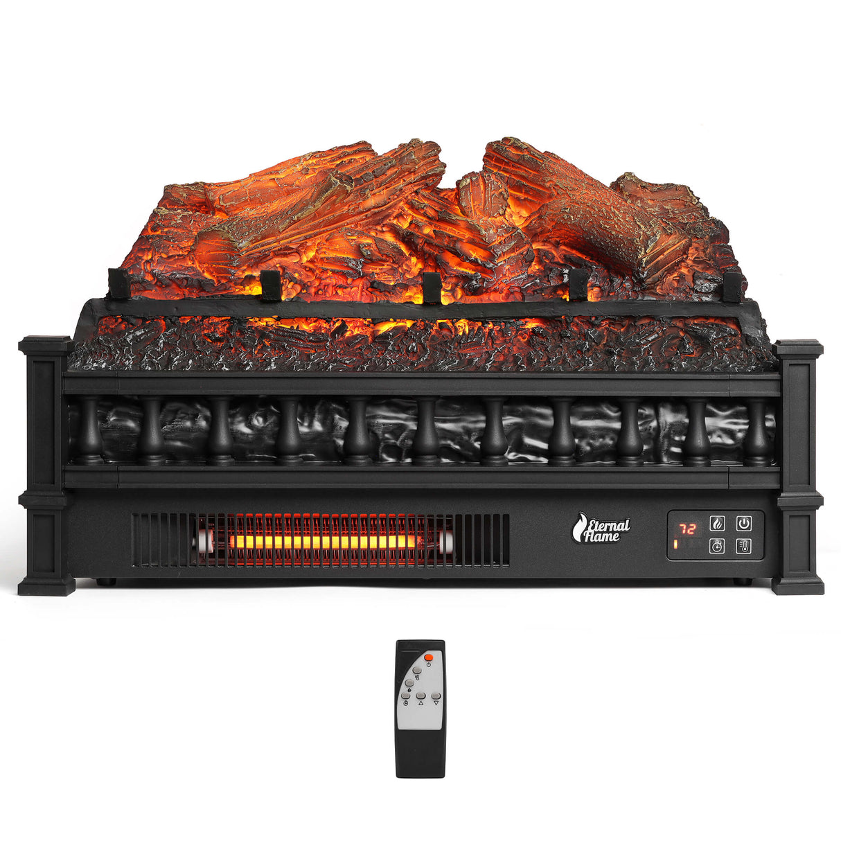 (Open) Eternal Flame EF23-LG Electric Fireplace Logs