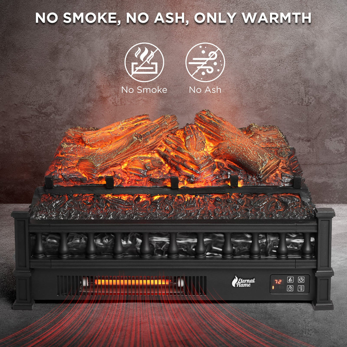 Eternal Flame EF23-LG Electric Fireplace Logs