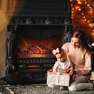 Eternal Flame EF26-LG Smart Electric Fireplace Logs, WiFi Enabled